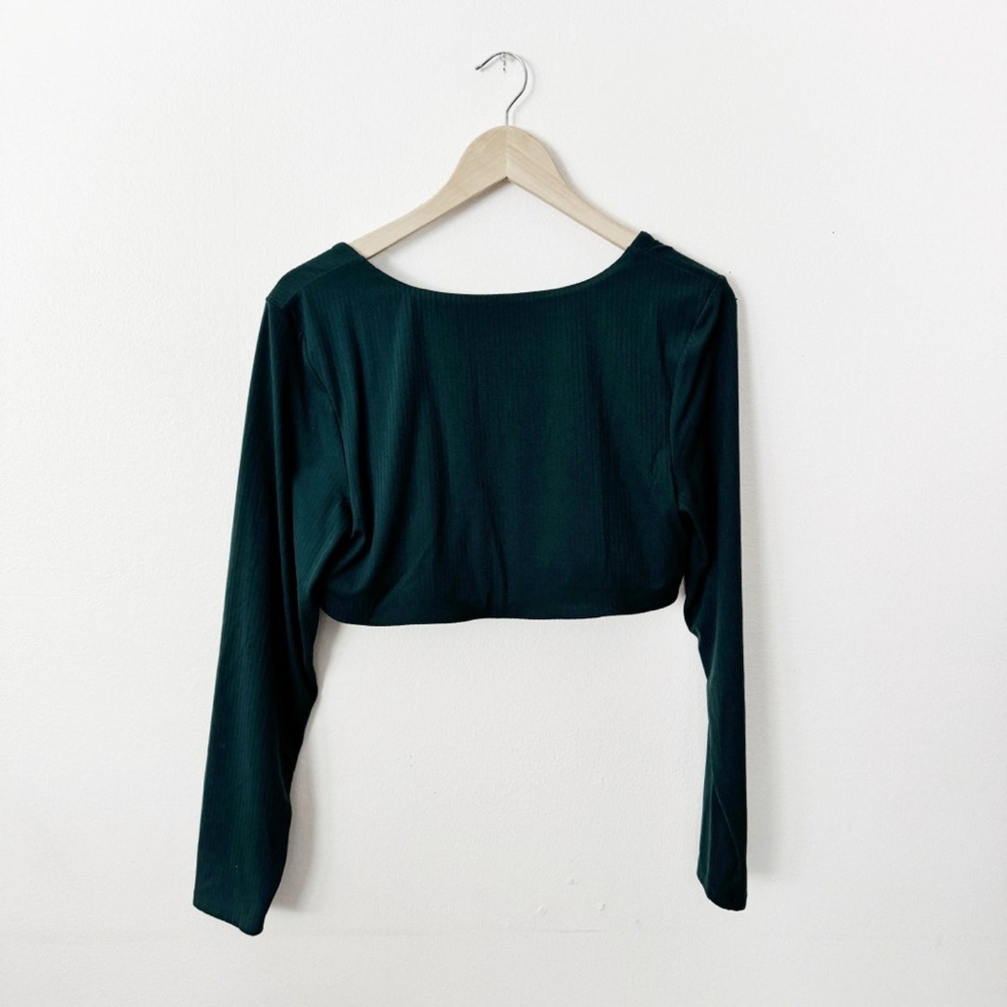 Forest green aerie offline cropped long sleeve XL