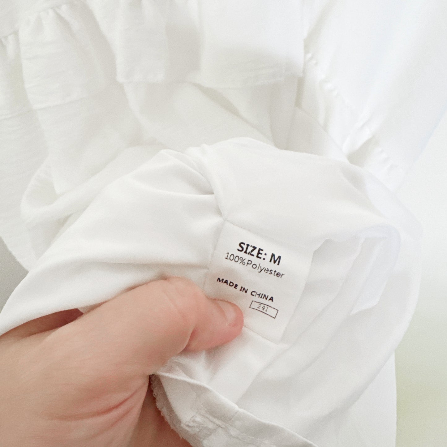 Medium | No brand White layered tie dress