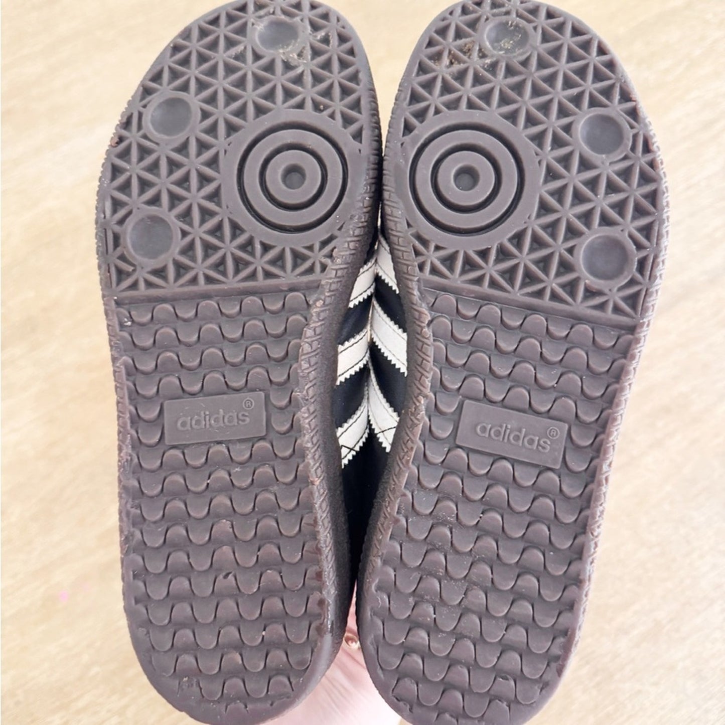 Adidas Samba Black & White Classic Sneakers 4.5 Youth