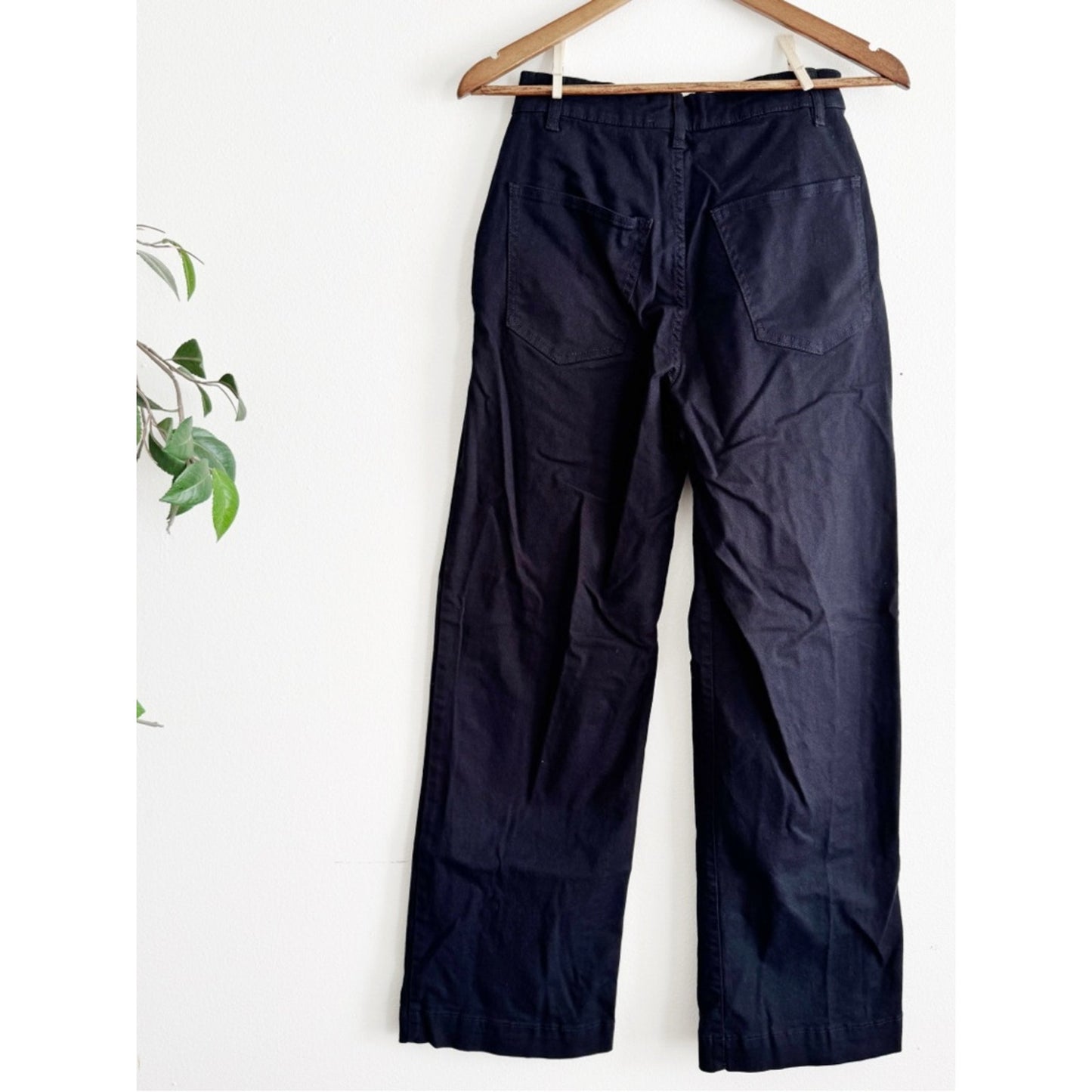 Cotton On Black High-Rise wide leg Pants size 6