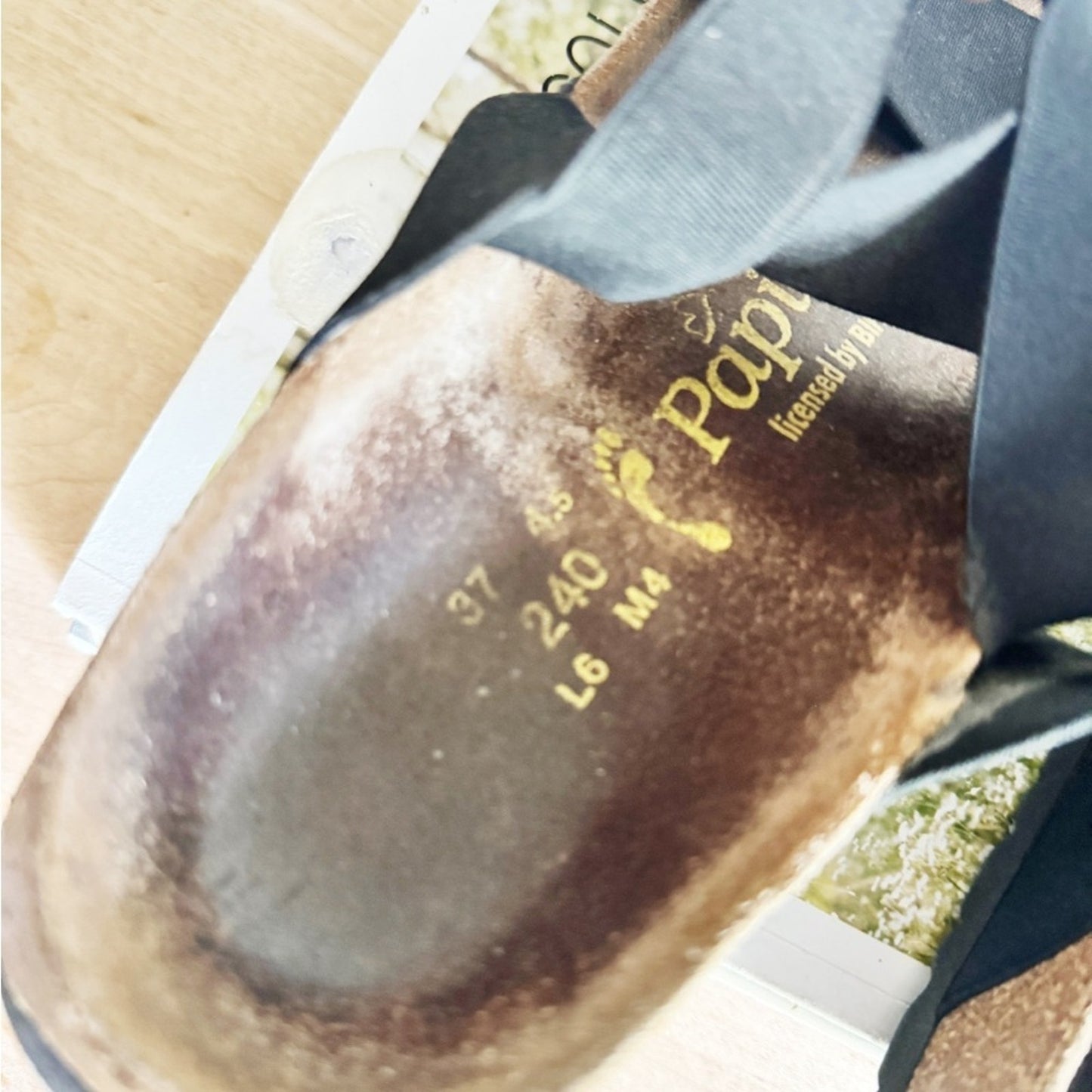 Birkenstock papillio black womens 6