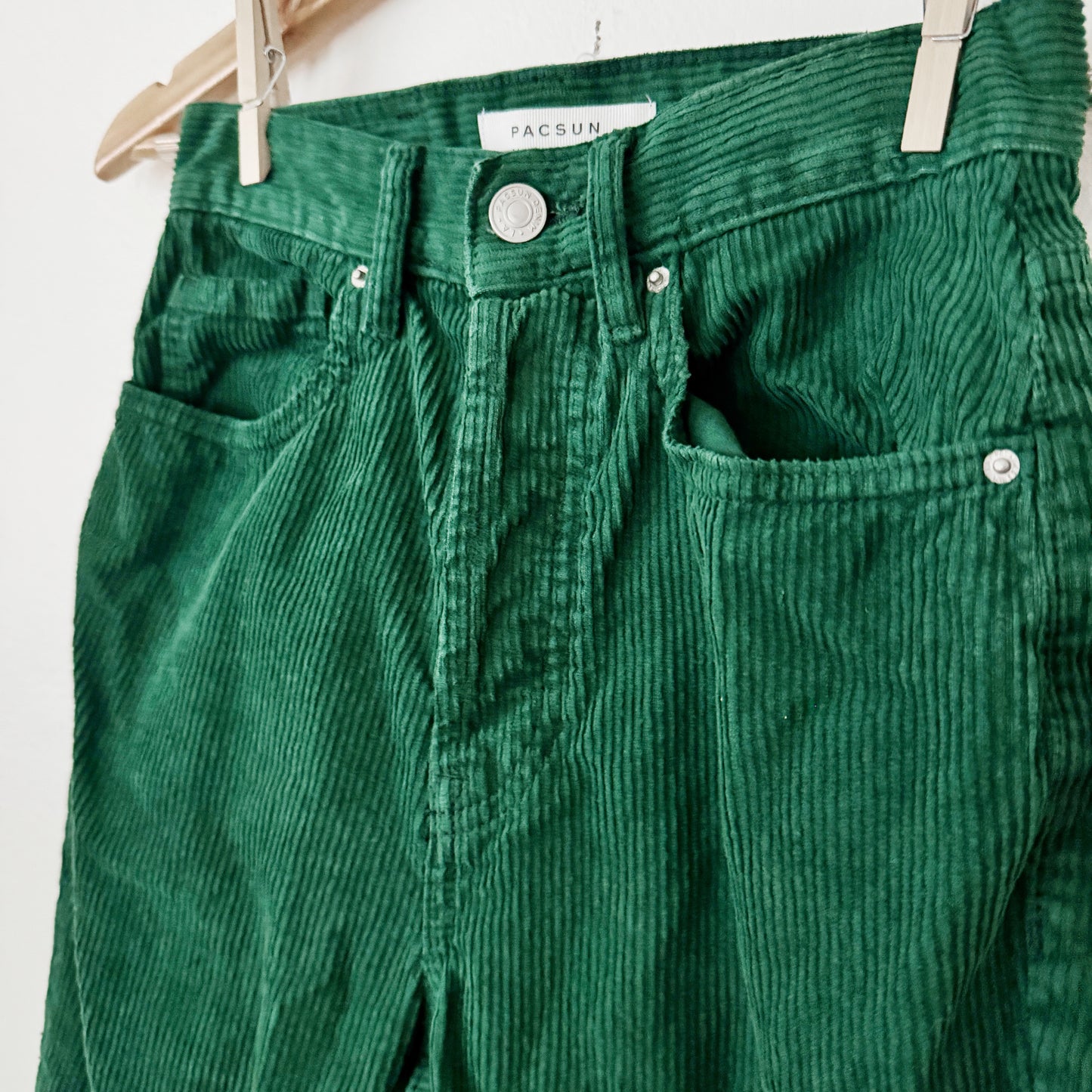 23 | Pacsun Green corduroy pants