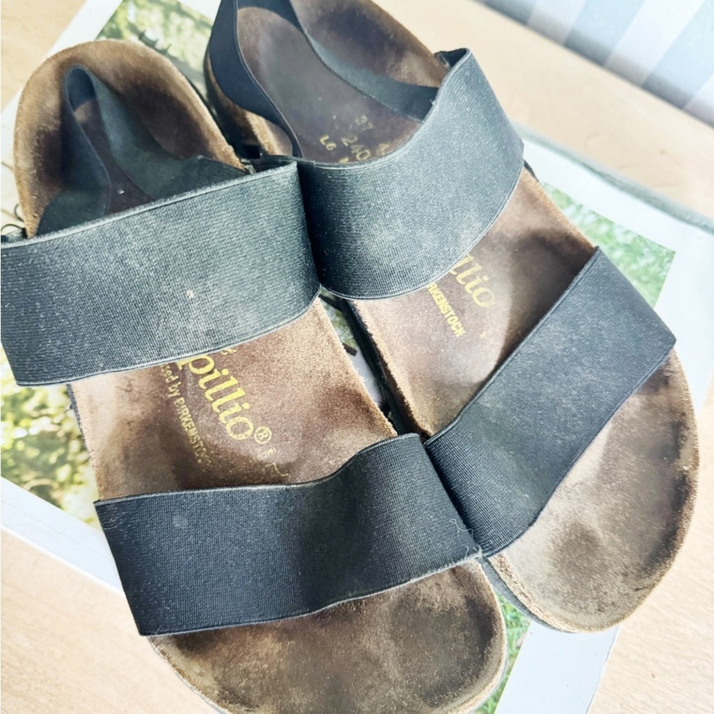 Birkenstock papillio black womens 6