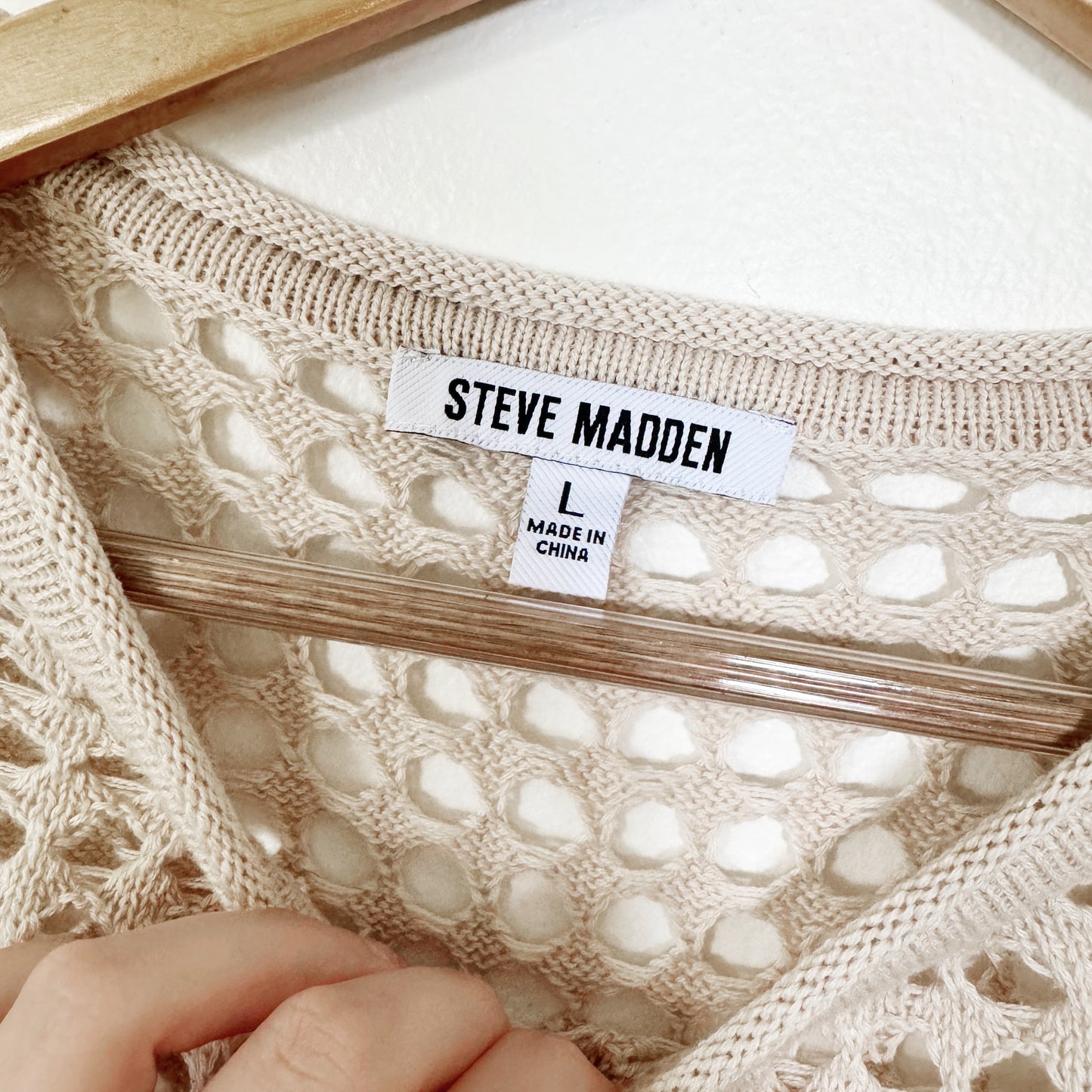 Large | Steve Madden Open waffle top with tank NWT