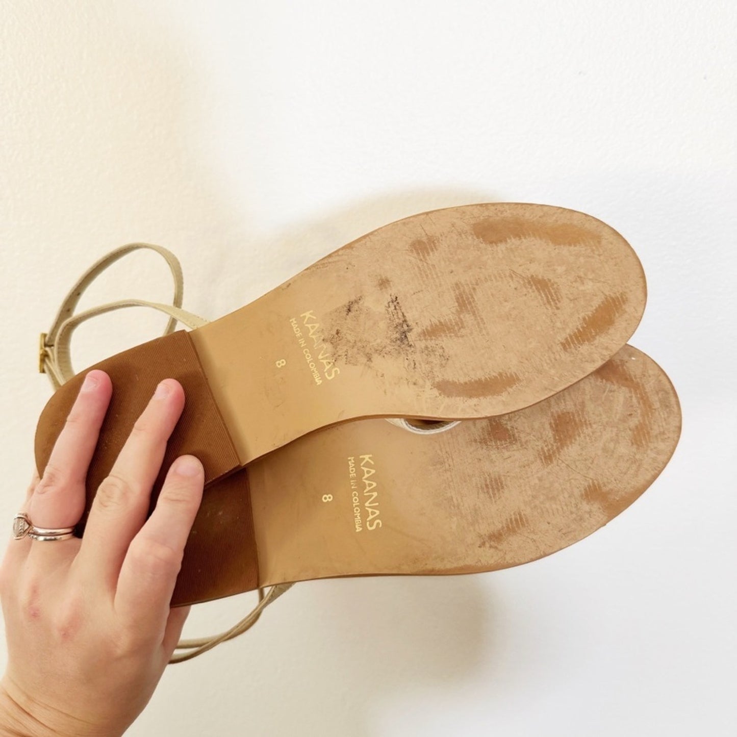 Kaanas conga double band sandals 8 women’s