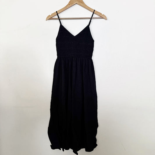XS | Urban Outfitters Black tank dress midi