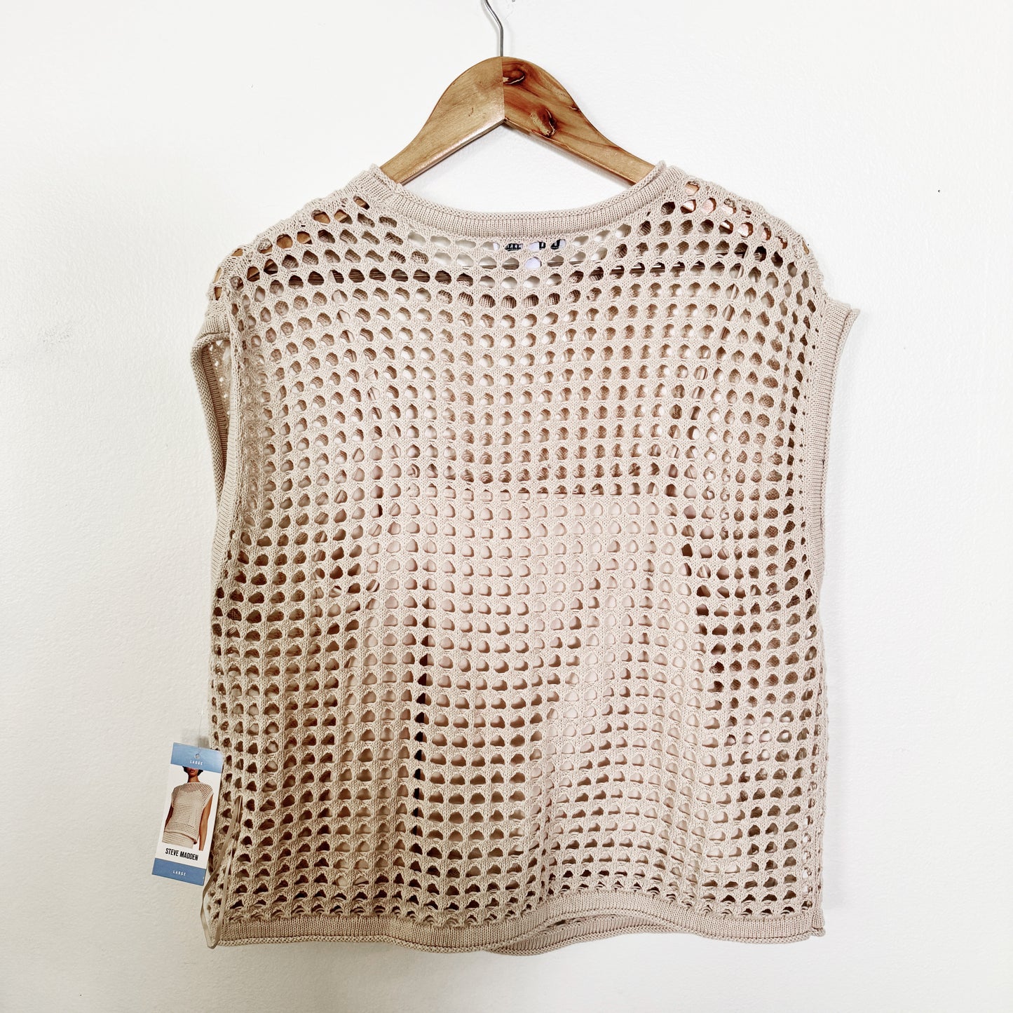 Large | Steve Madden Open waffle top with tank NWT