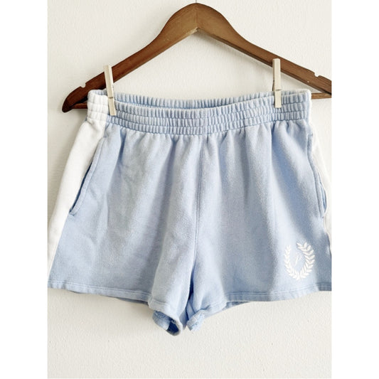 Victoria's Secret PINK Pale Blue Terry Athletic Shorts medium