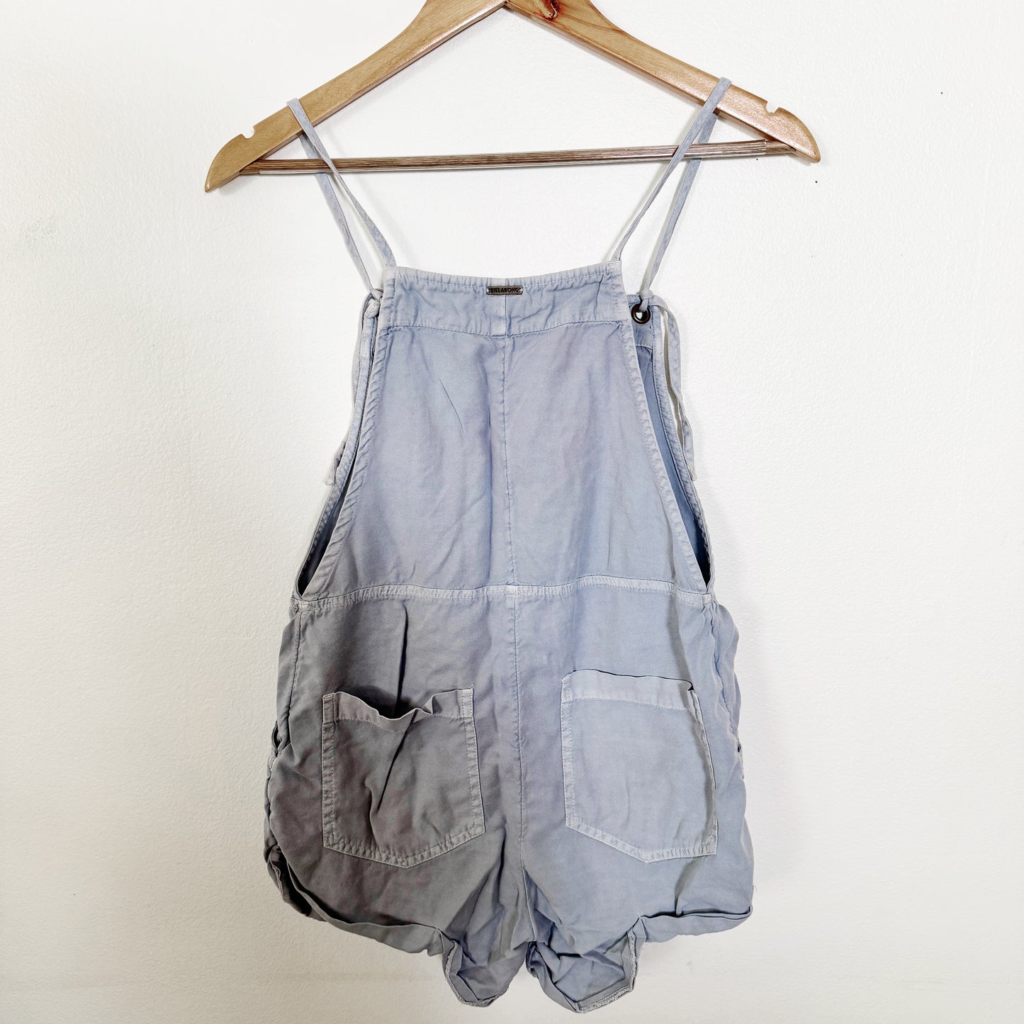 Small | billabong Blue denim billabong overall shorts