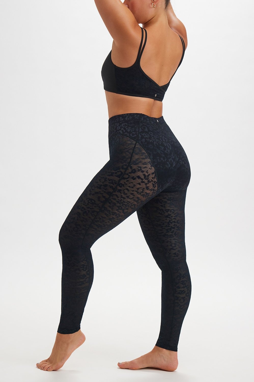Medium | mesh leopard fabletics leggings