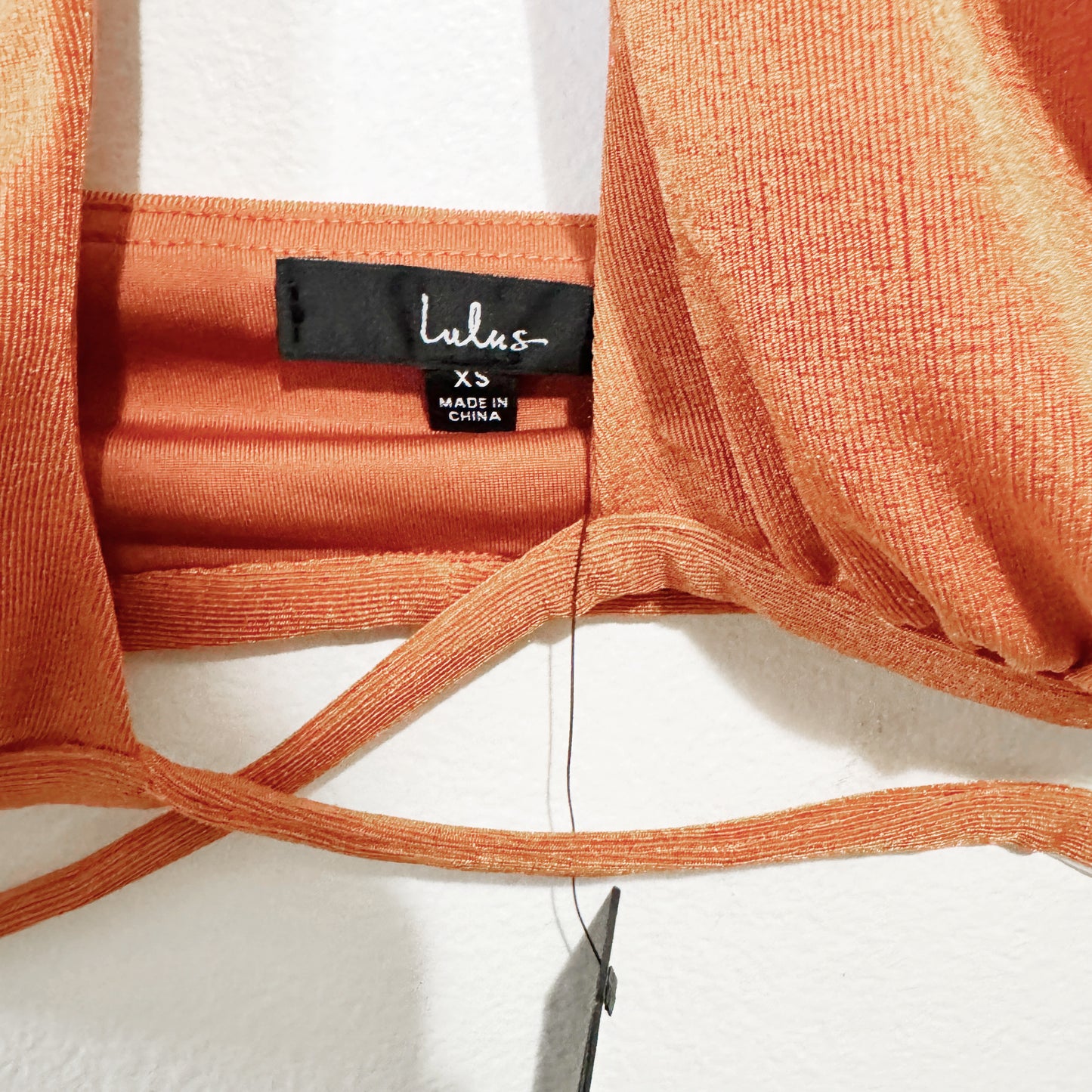 XS | Lulus rust wrap top NWT