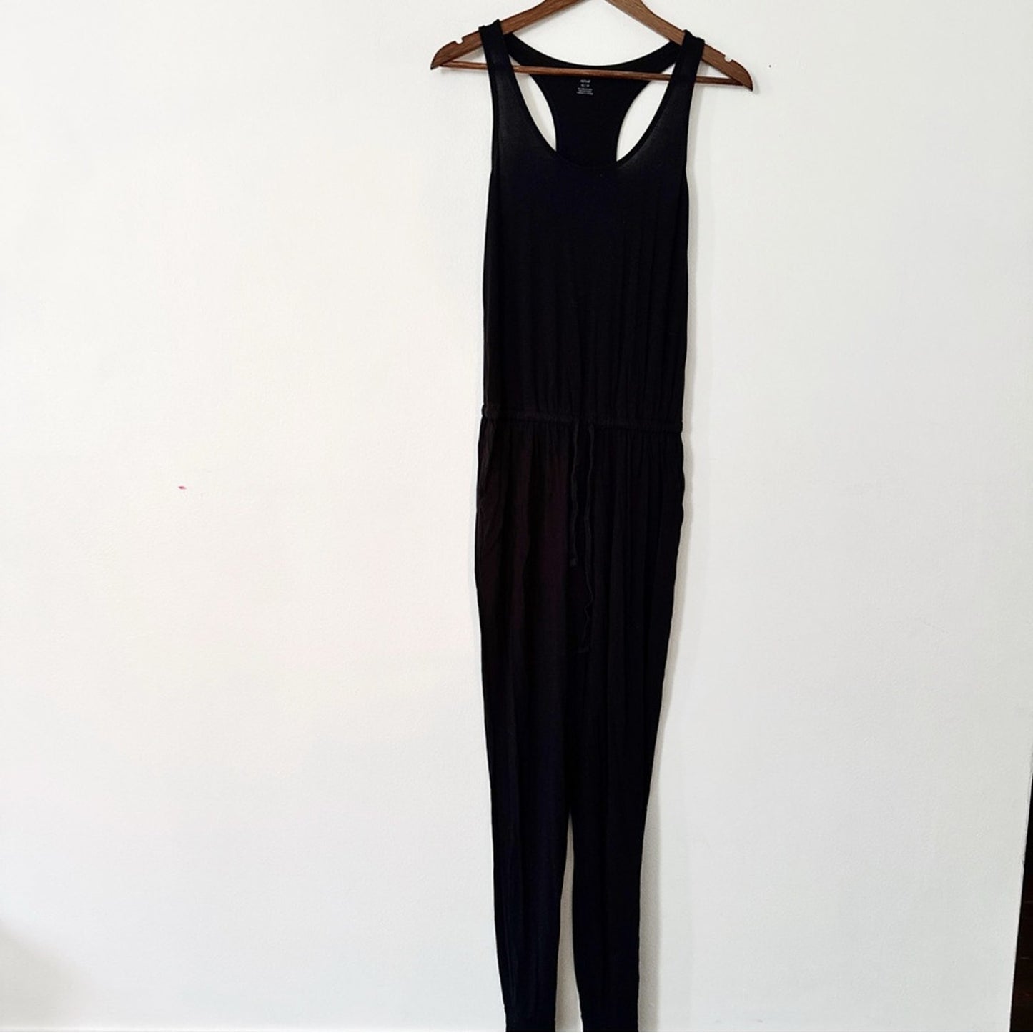 Aerie Black Sleeveless Jumpsuit XS