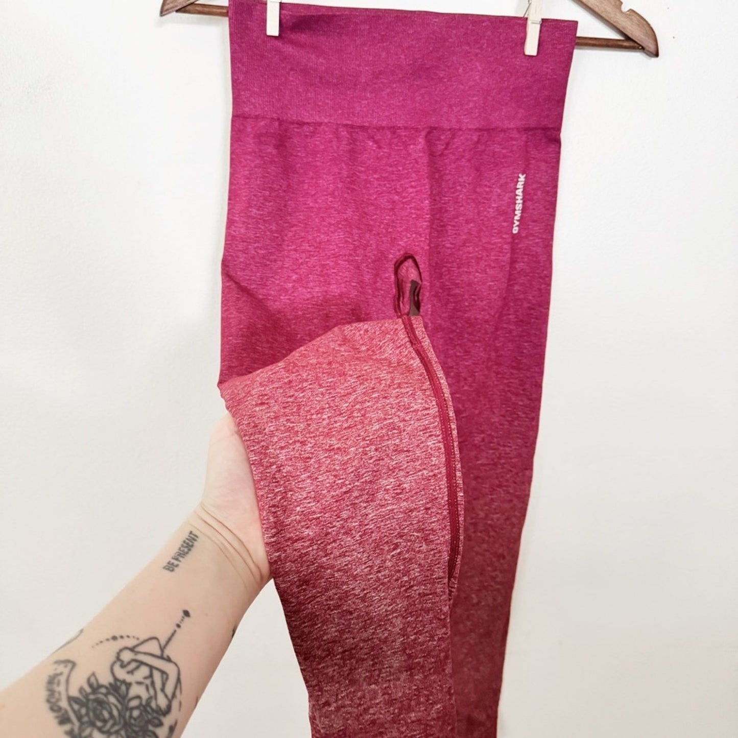Gymshark adapt pink ombré leggings small
