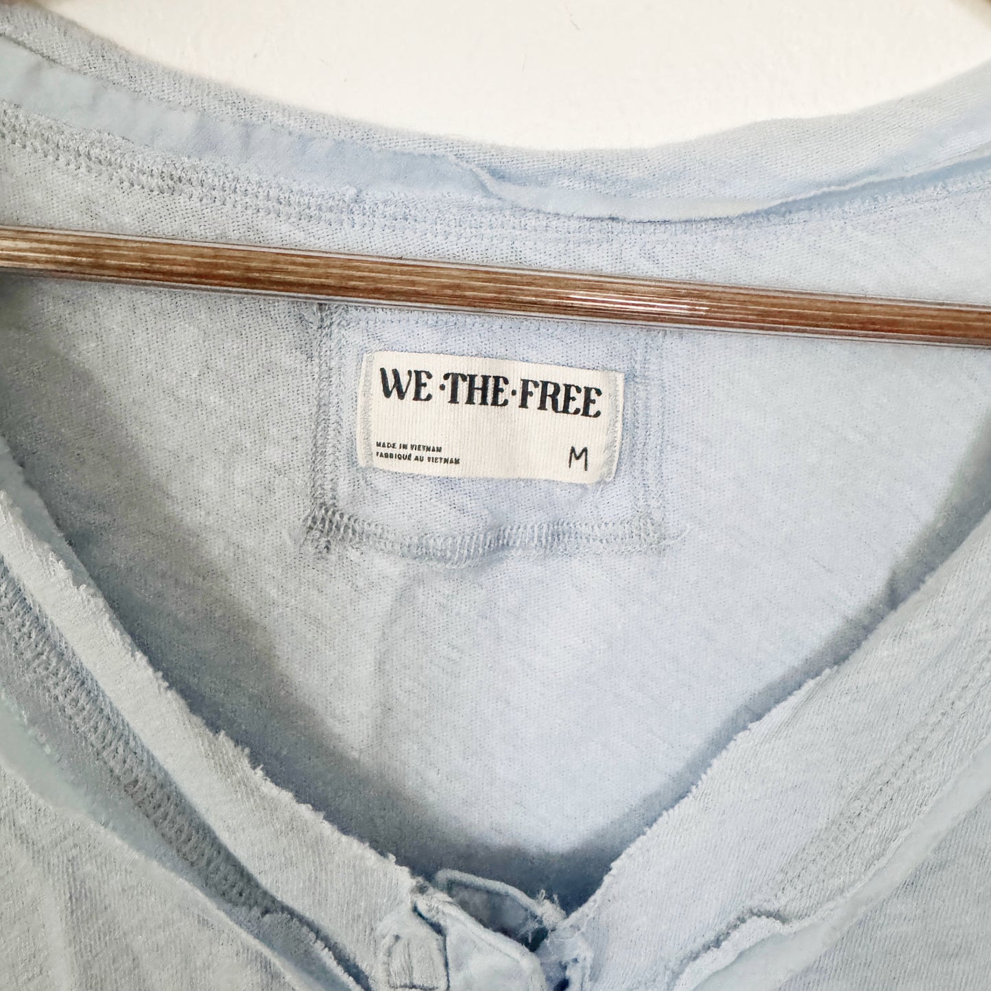 Medium | We the free Blue Henley tank