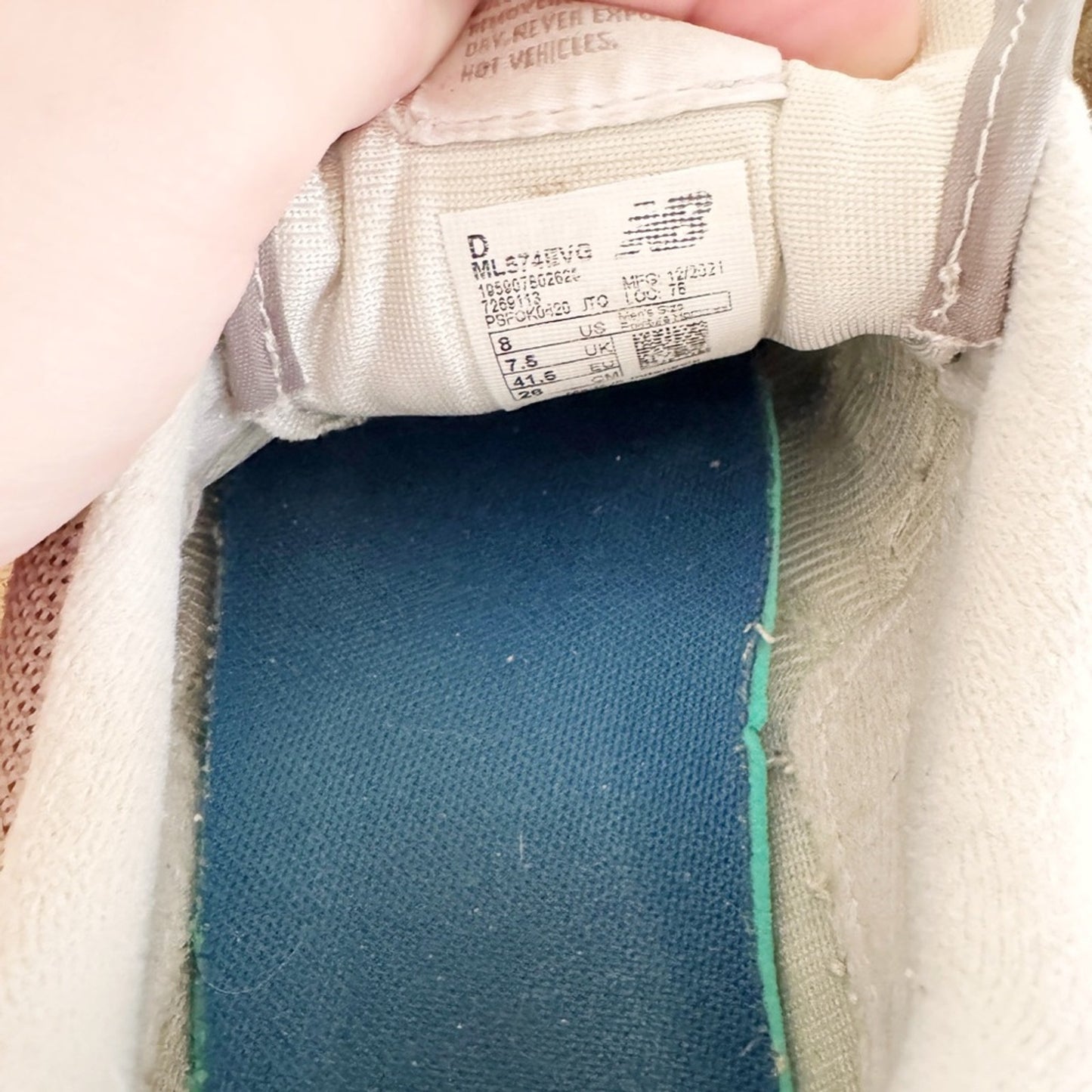 New Balance 574 in grey women’s 8