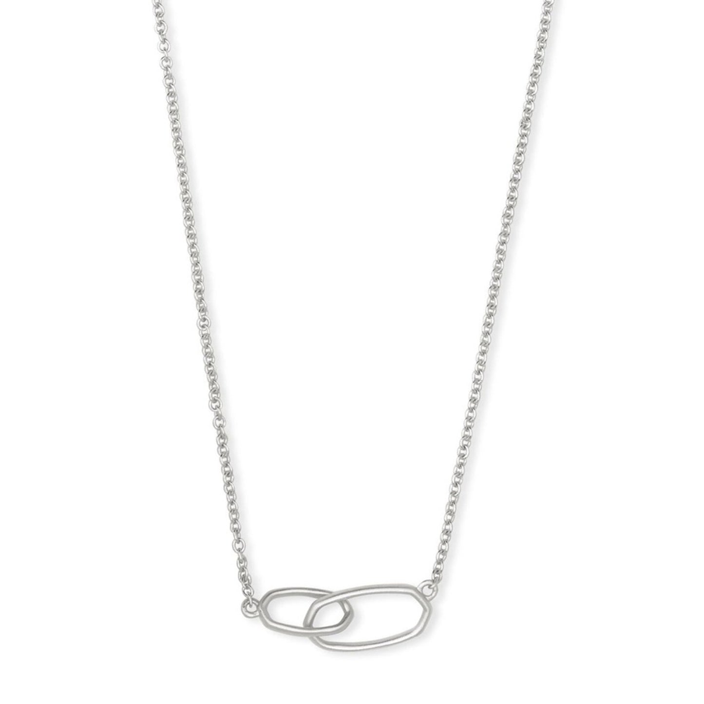 Kendra Scott Sawyer Rhodium Necklace