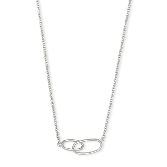 Kendra Scott Sawyer Rhodium Necklace