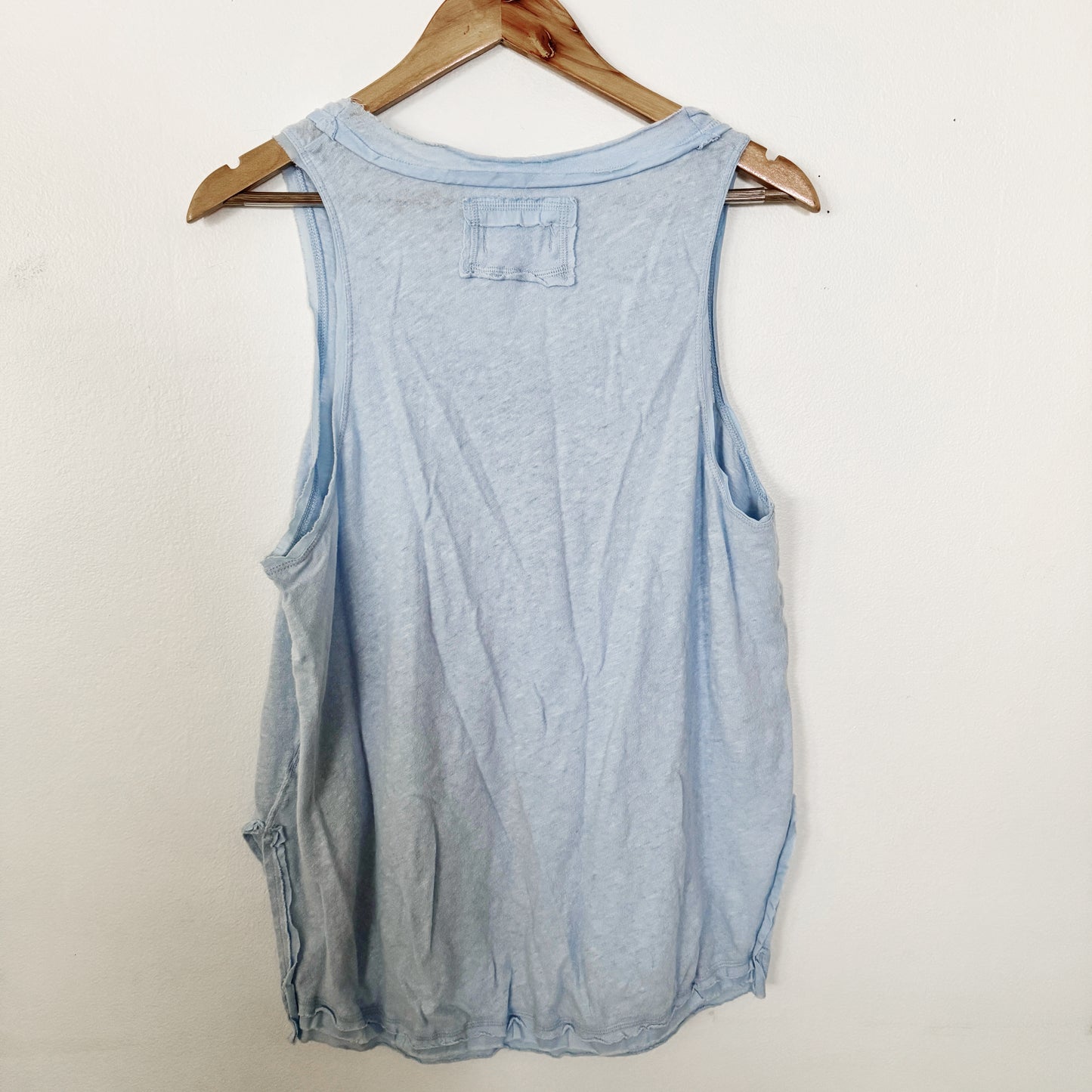 Medium | We the free Blue Henley tank
