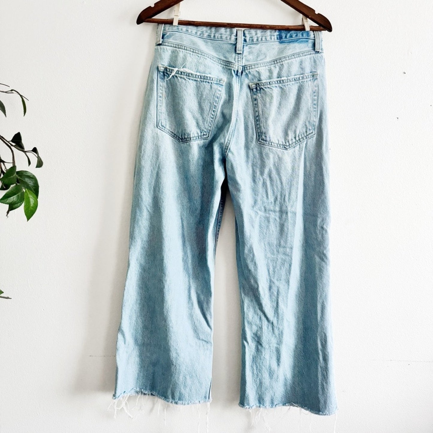 Etica denim Devon wide leg distressed jeans 29