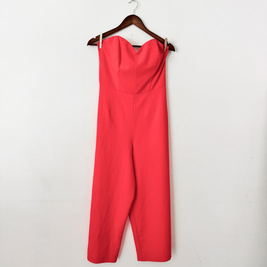 8 | ASOS red Capri jumpsuit NWT