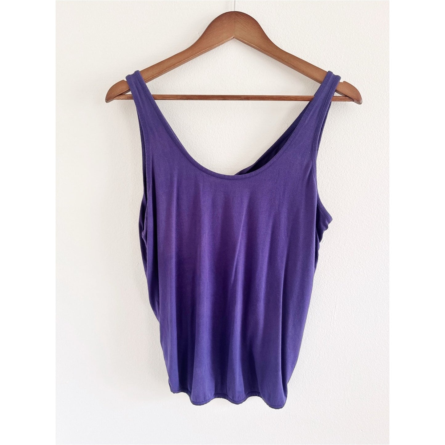 Adore Me Women's navy Scoop Neck Tank Top open back large