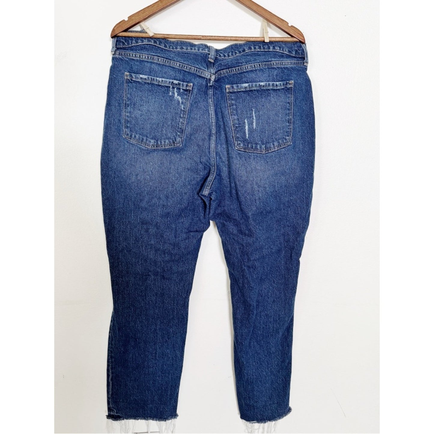 Old Navy Blue Distressed Jeans size 16
