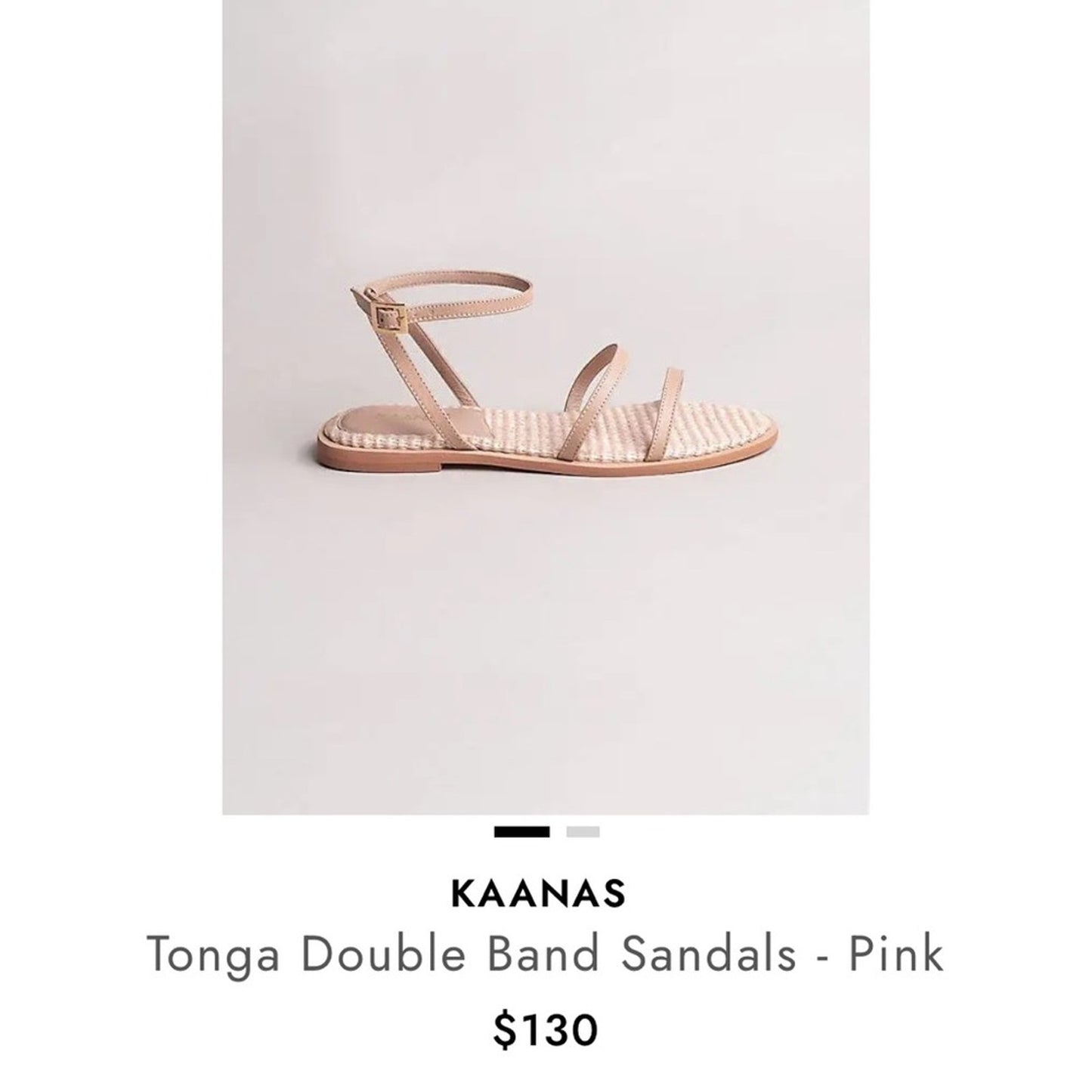 Kaanas conga double band sandals 8 women’s