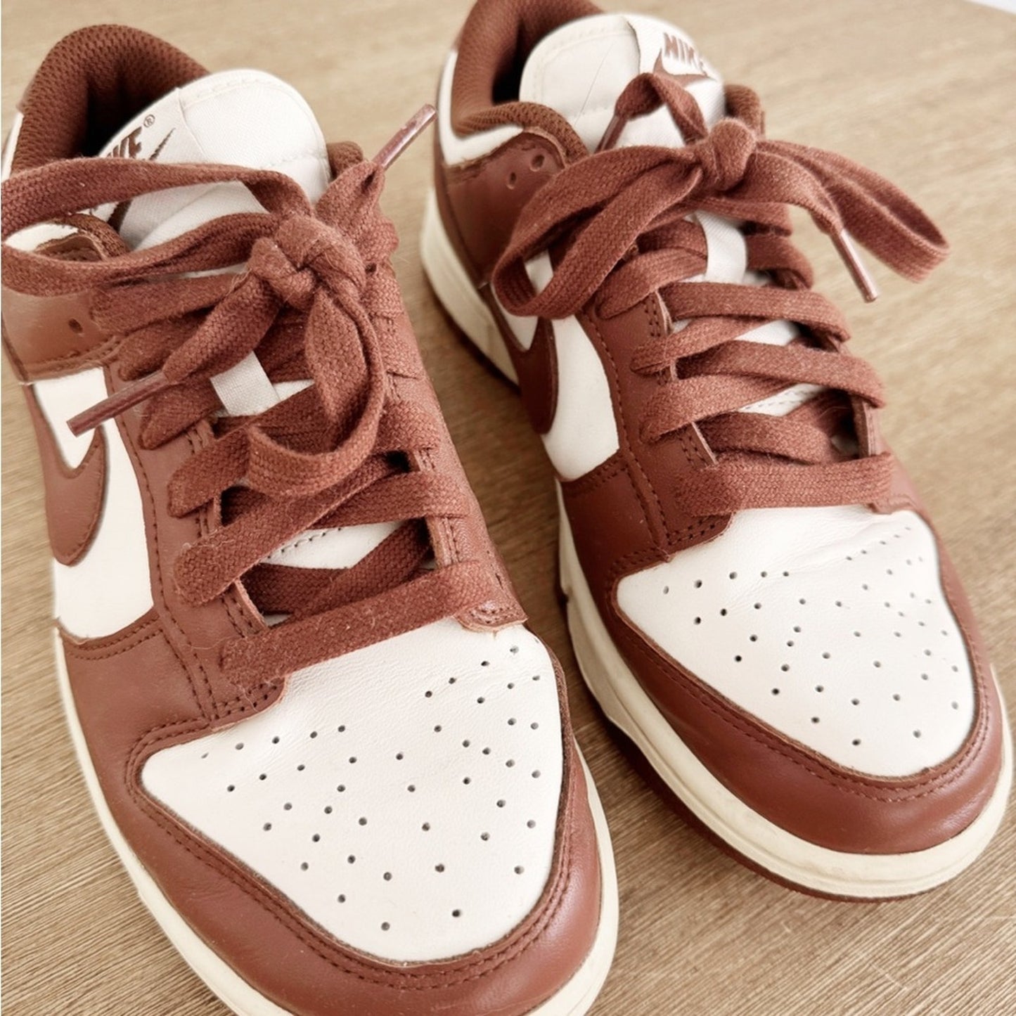 Nike dunk Low-Top Sneakers in cacao wow  women’s 6.5