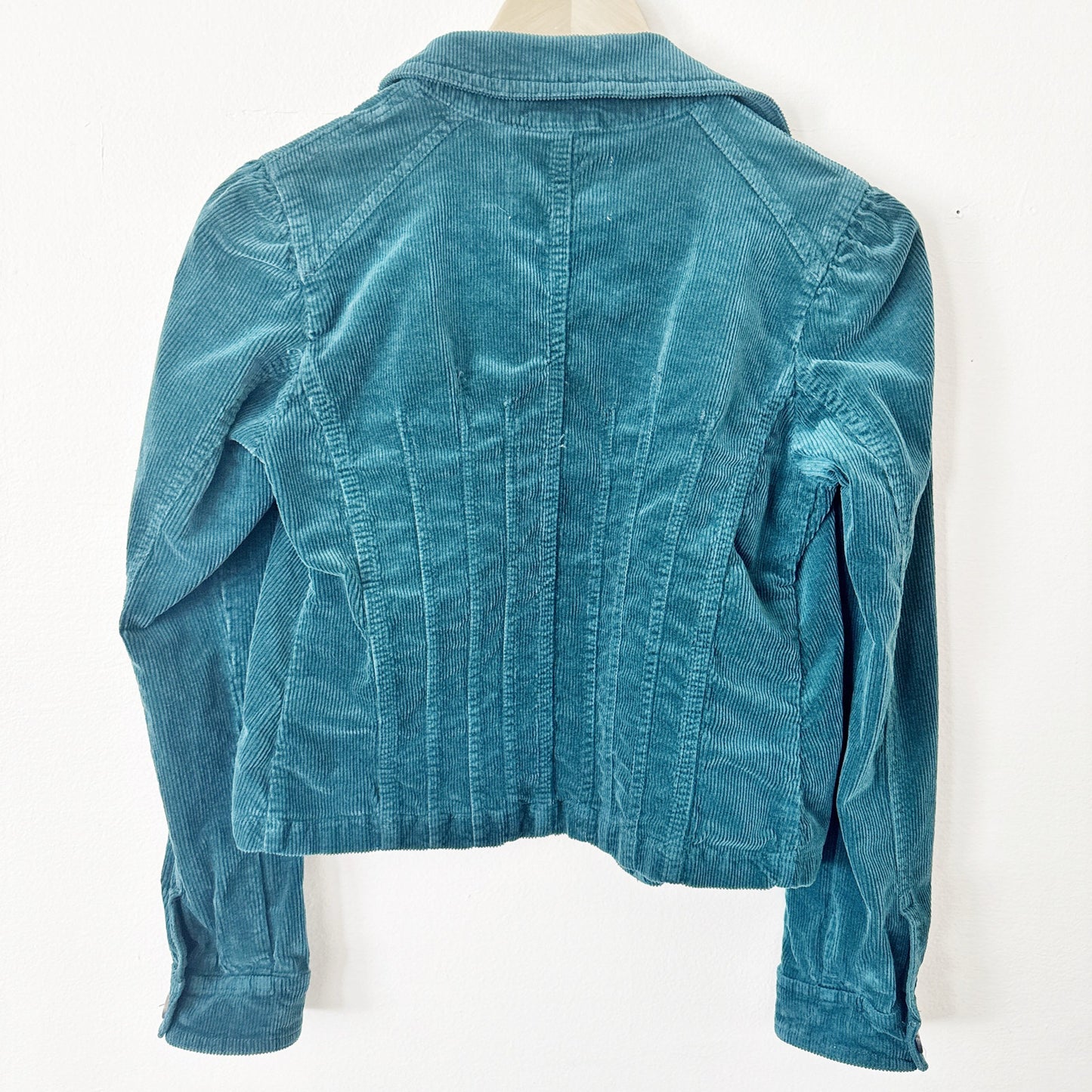 Anthropologie emerald corduroy jacket XXS