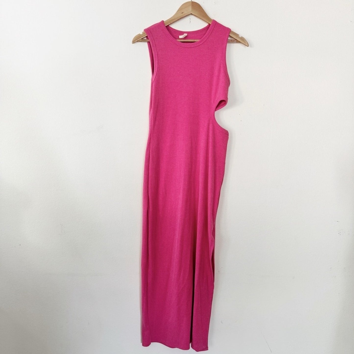 Tyche Pink Sleeveless Cutout Dress medium