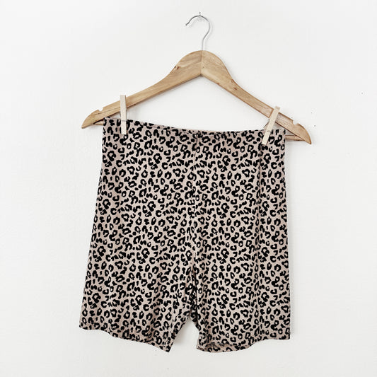 Medium | soft feel leopard bikers
