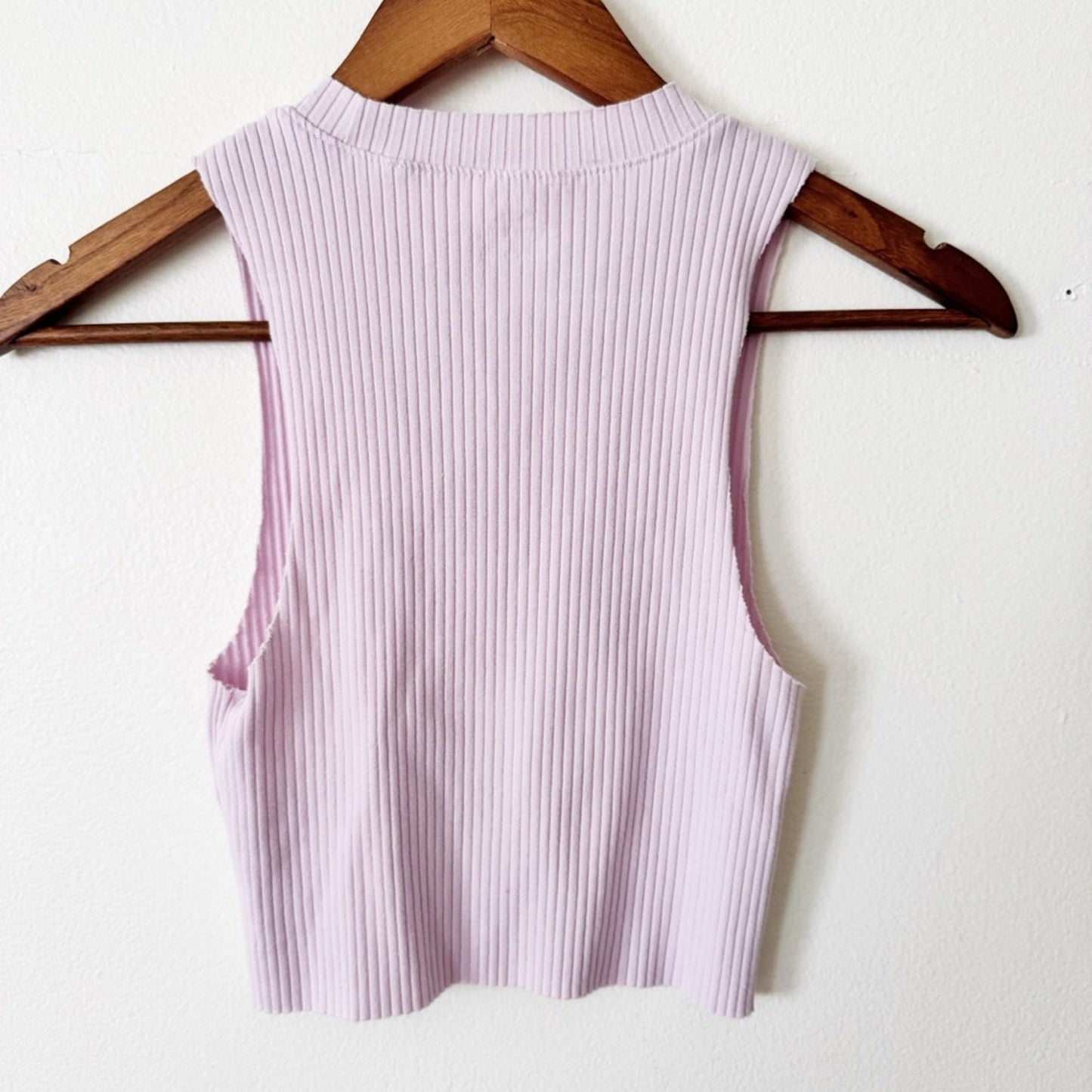 Aerie Ribbed Cropped Tank Top small