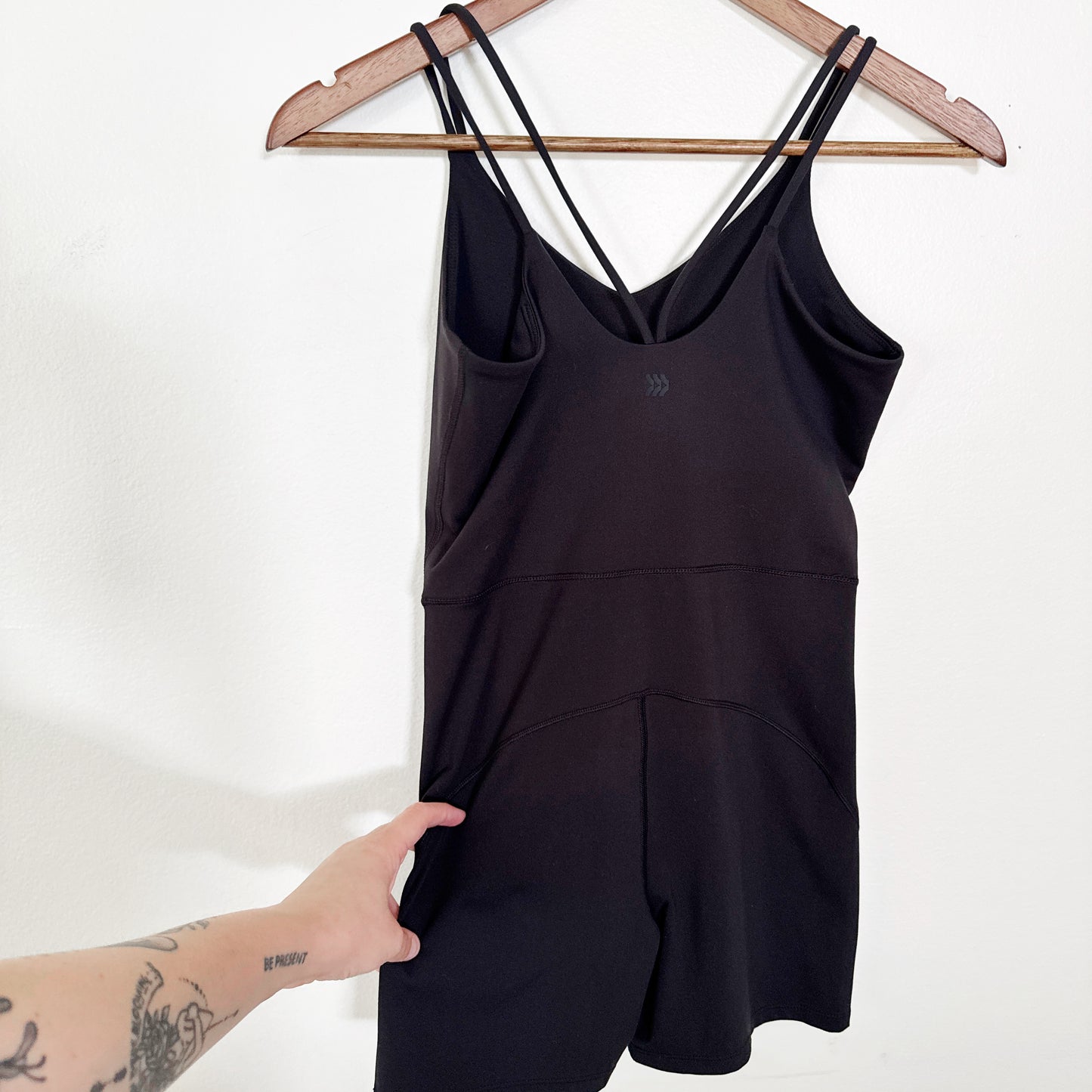 Small | Black athletic short bodysuit by All in motion