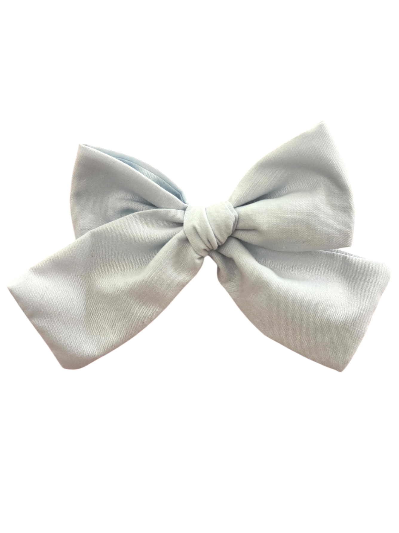 Baby blue pinwheel bow