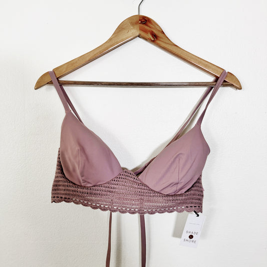 36D | Shade n shore Crochet bikini top NWT