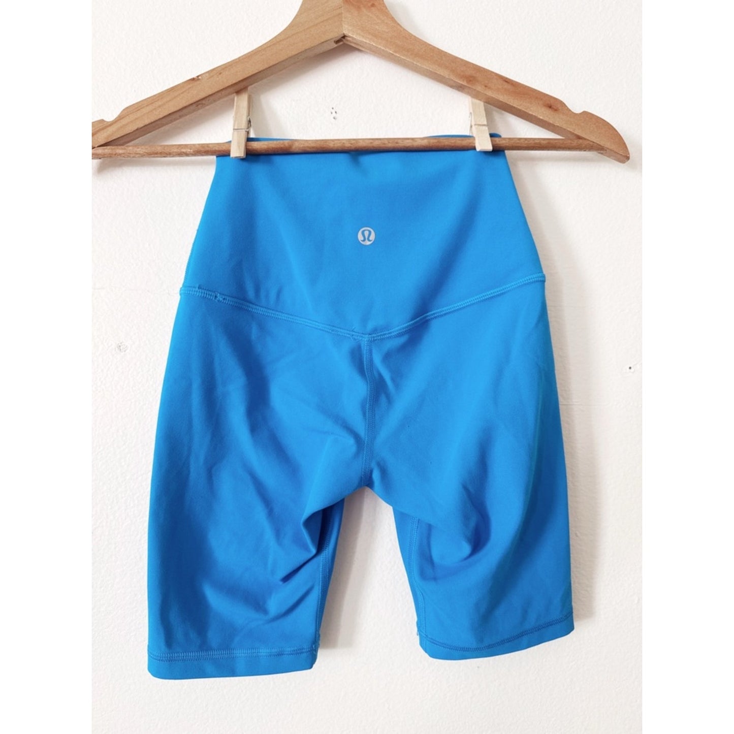 Lululemon High-Waist Blue Athletic Bike Shorts size 0