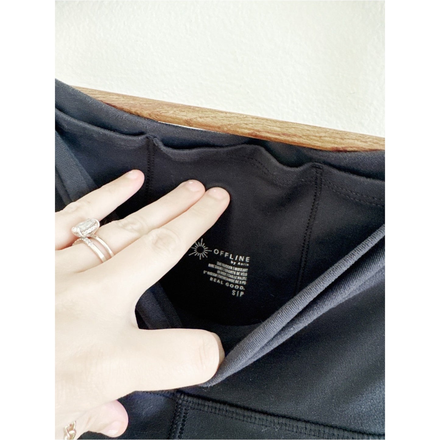 Aerie High-Waist Black Women’s Bike Shorts small