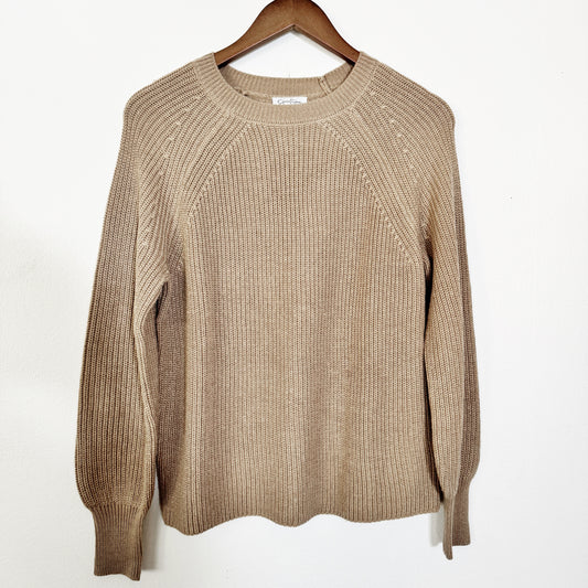 Small | Brown knit sweater Jessica Simpson