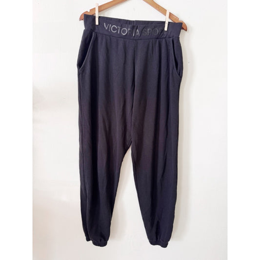 Victorias Sport Black Jogger Sweatpants large