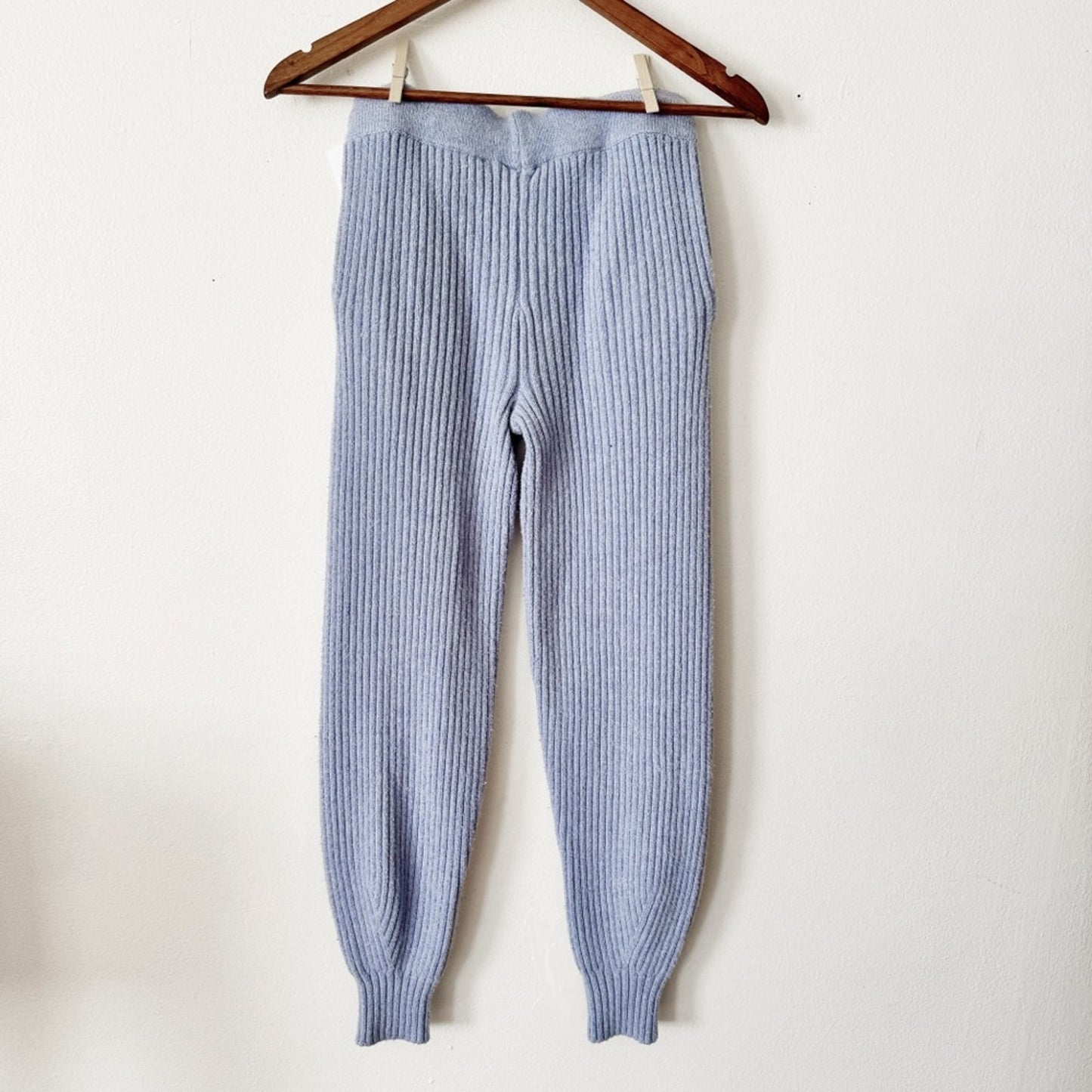 Universal Thread Light Blue Ribbed Knit Jogger Pants XS