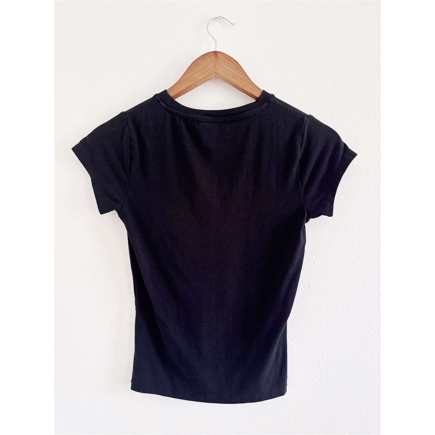 Cotton On Classic Black Crewneck baby Tee small