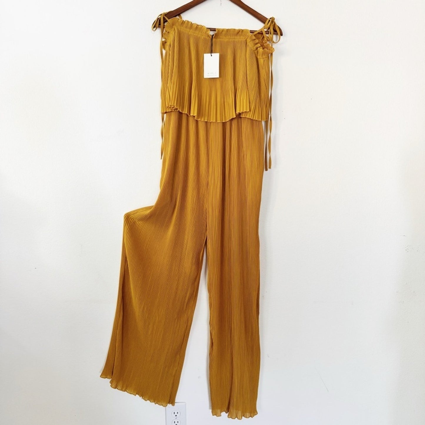 Mable Mustard Yellow Jumpsuit Medium NWT