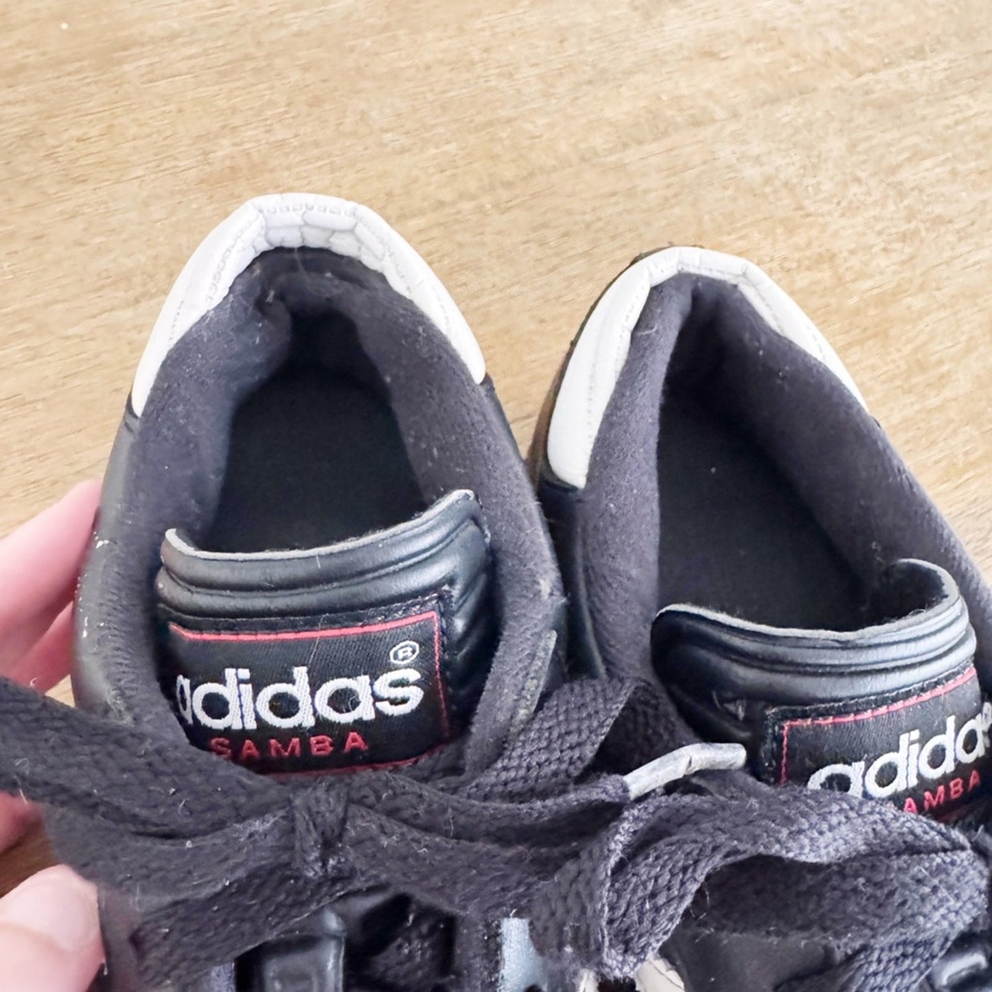 Adidas Samba Black & White Classic Sneakers 4.5 Youth