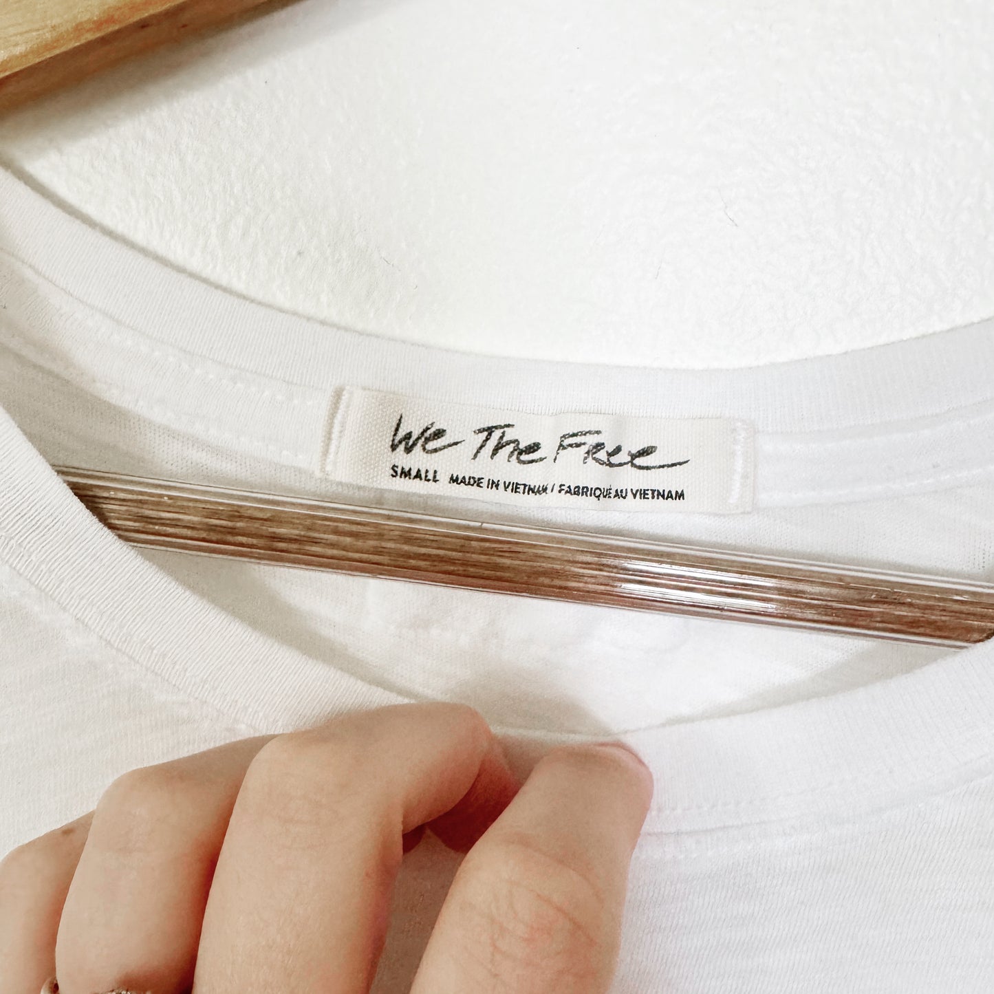 Small | we the free white blend tee