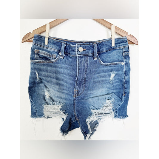 Good American Classic Denim Shorts - Blue 4/27