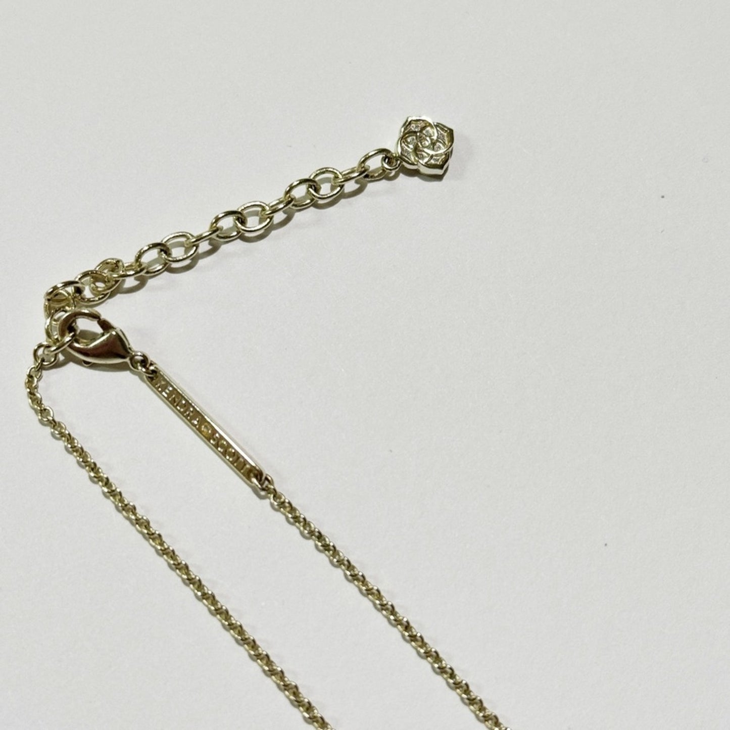 Kendra Scott Sawyer Rhodium Necklace