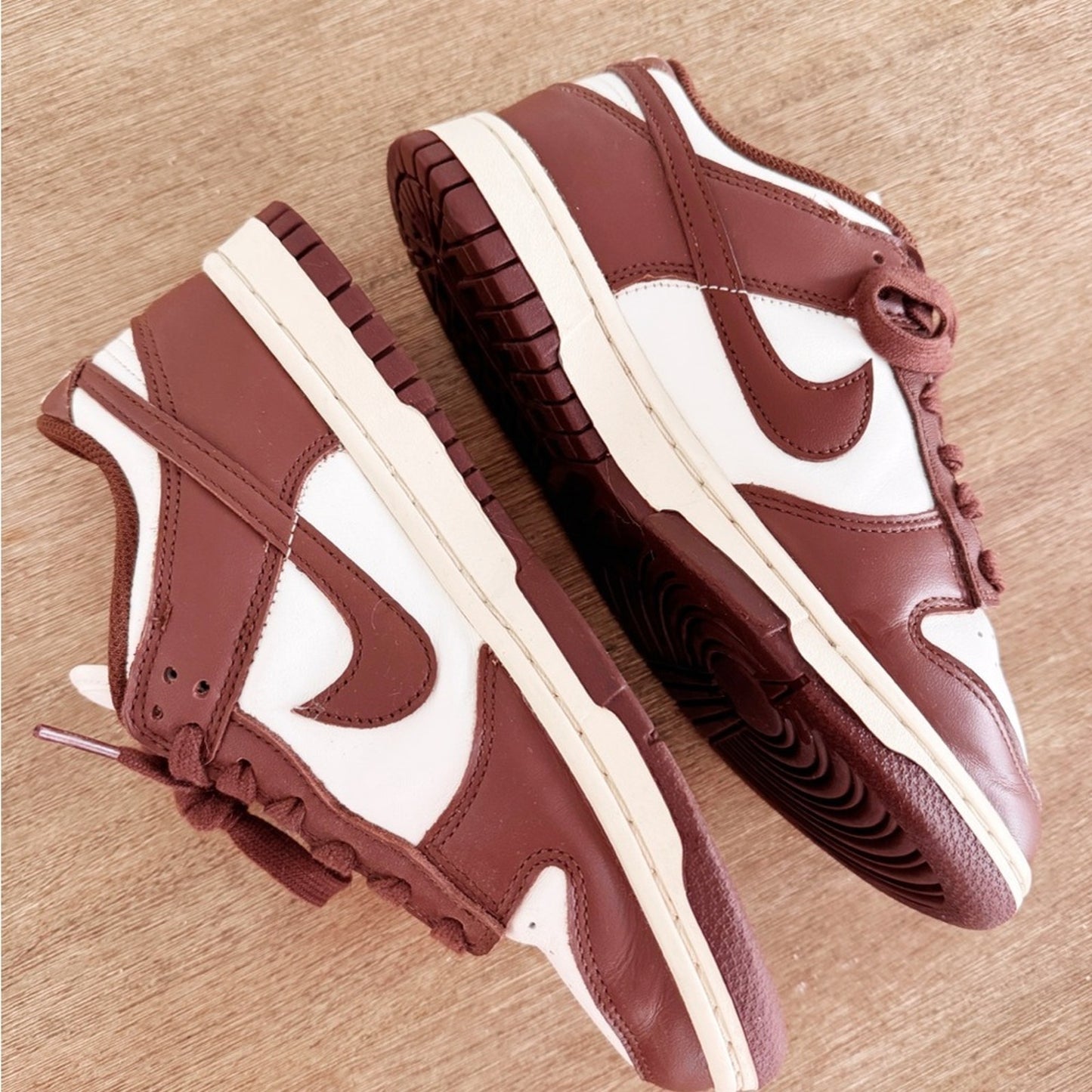 Nike dunk Low-Top Sneakers in cacao wow  women’s 6.5