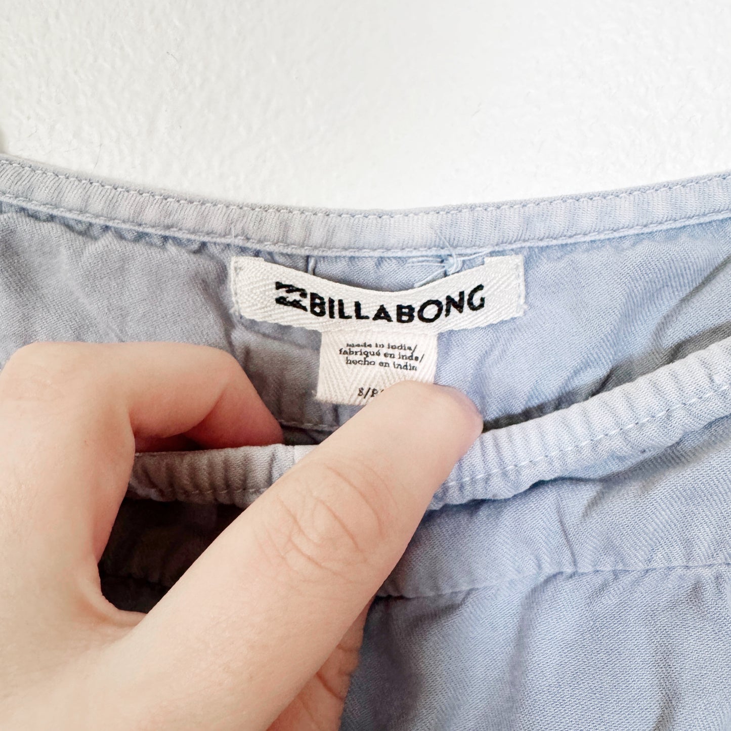 Small | billabong Blue denim billabong overall shorts