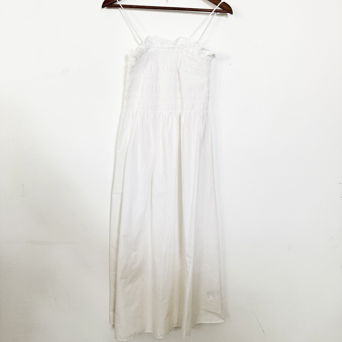 Small | H&M white smocked dress