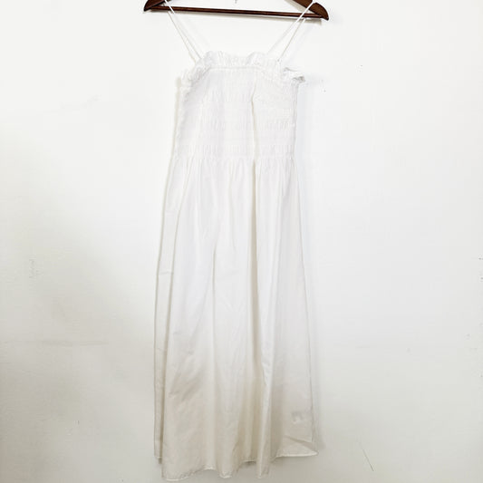 Small | H&M white smocked dress